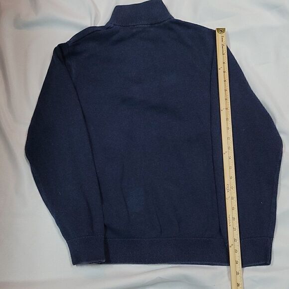 Men's Alan Flusser Soft Blue Sweater - Picture 4 of 10